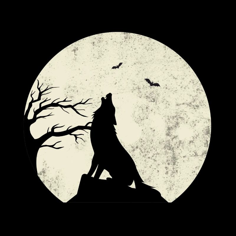 wolf and moon gift