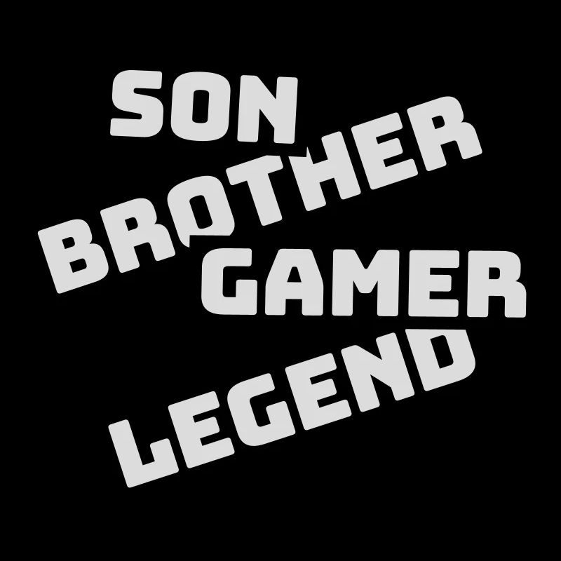 Fils Frère Gamer Légende
