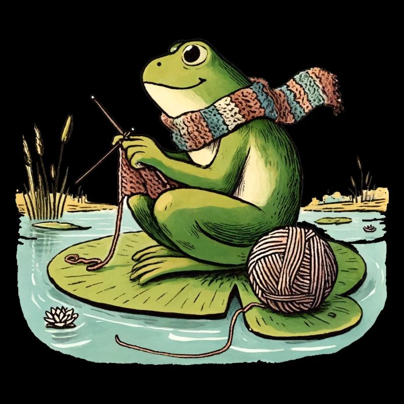 Strickfrosch