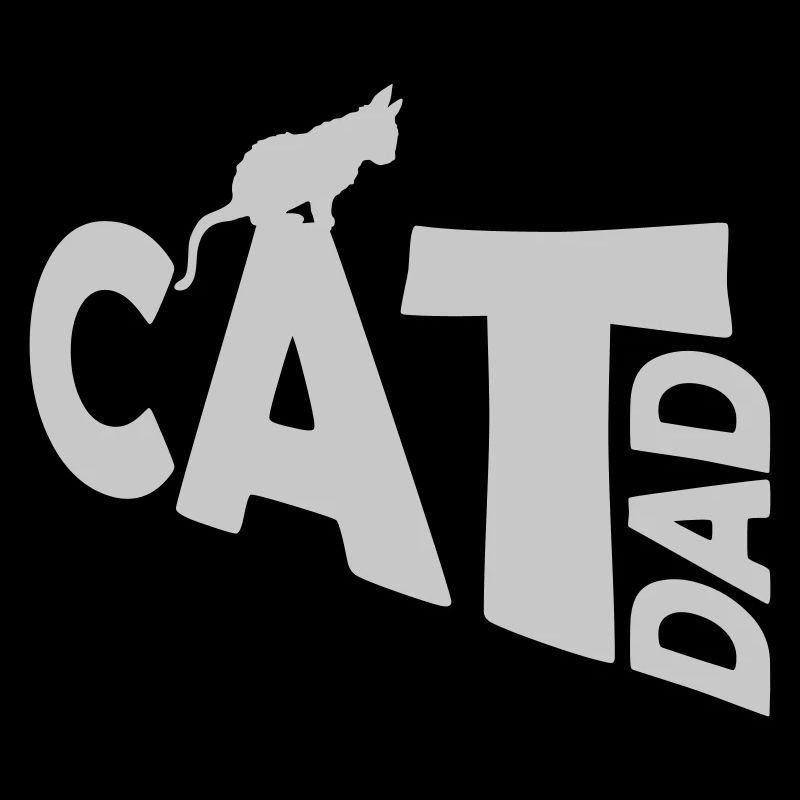 Conception du logo Cat Dad