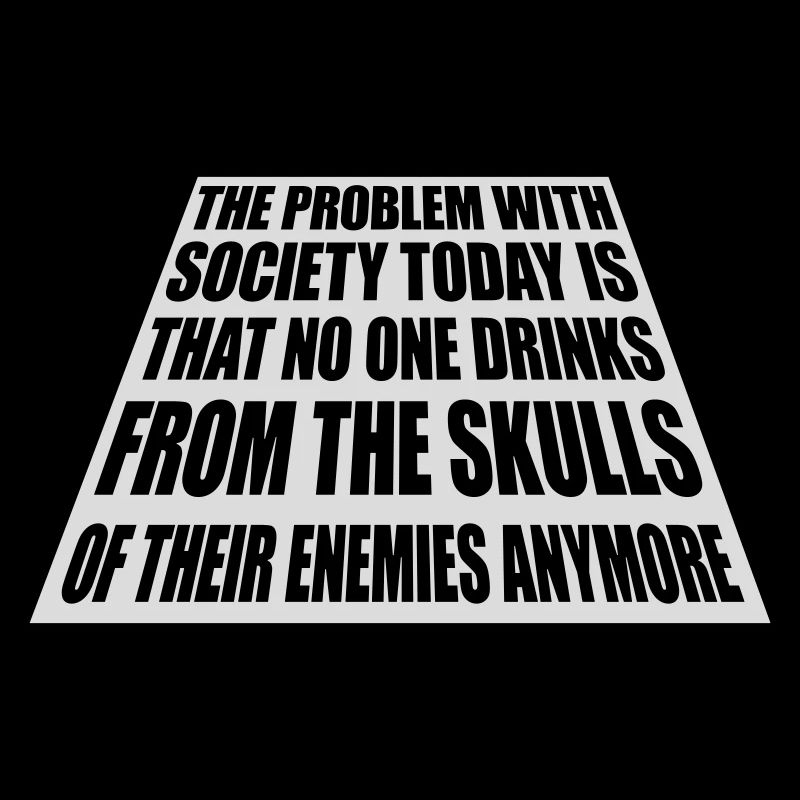 drinks from enemies skulls