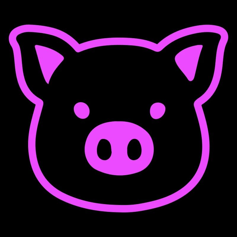 Schwein Kopf Sau