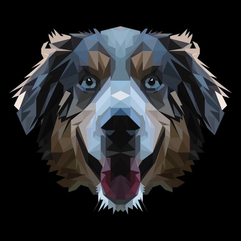Polygone australien de chien