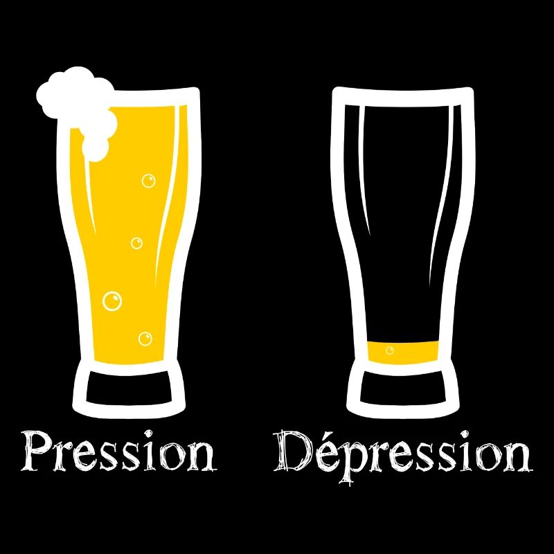pression - depression - bière