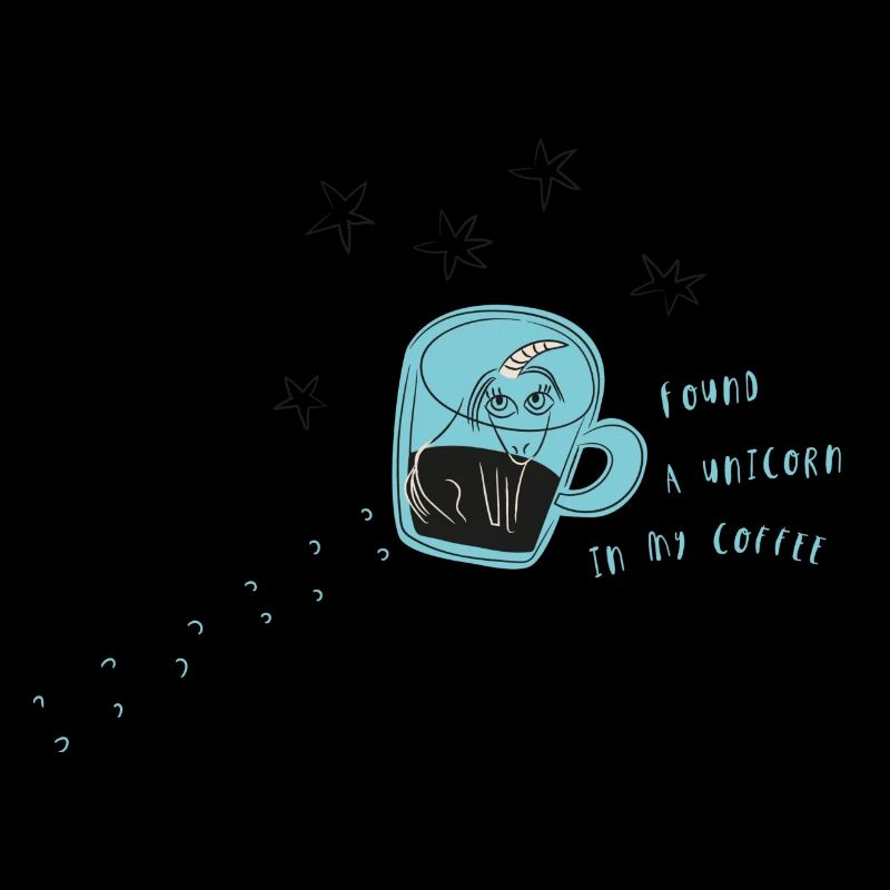 Ups ein Einhorn in meiner Tasse