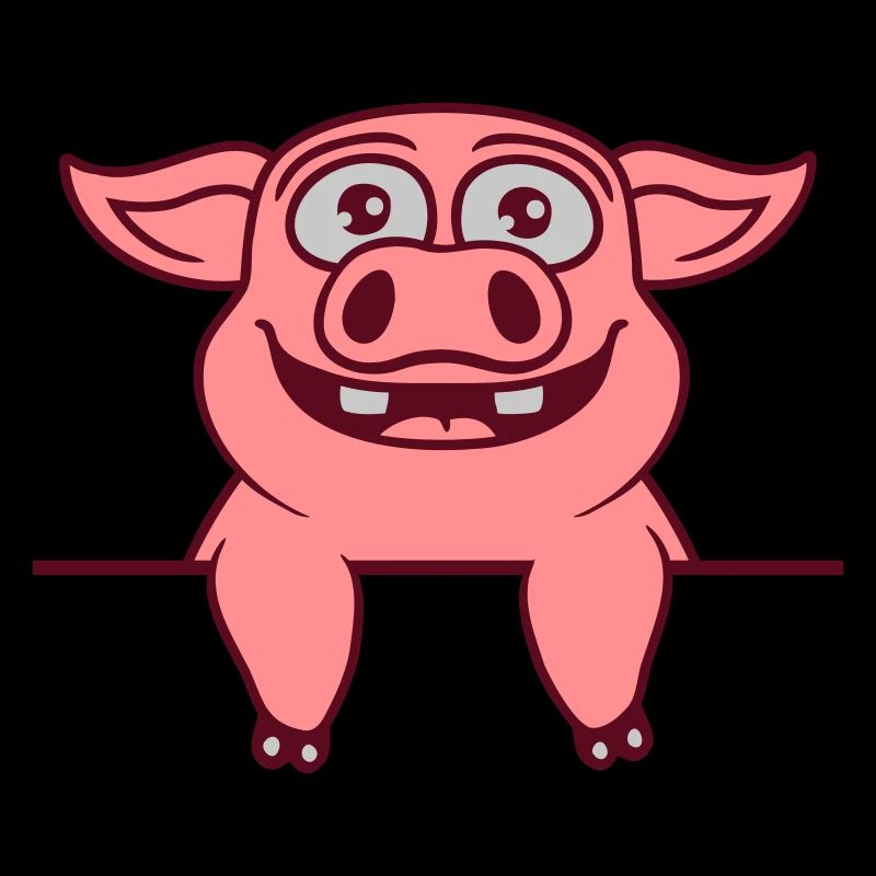 Stall Schwein Text einfügen
