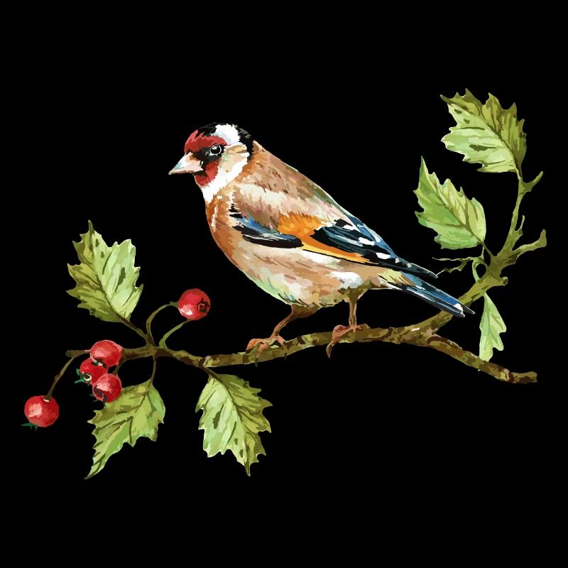 Bunter Vogel