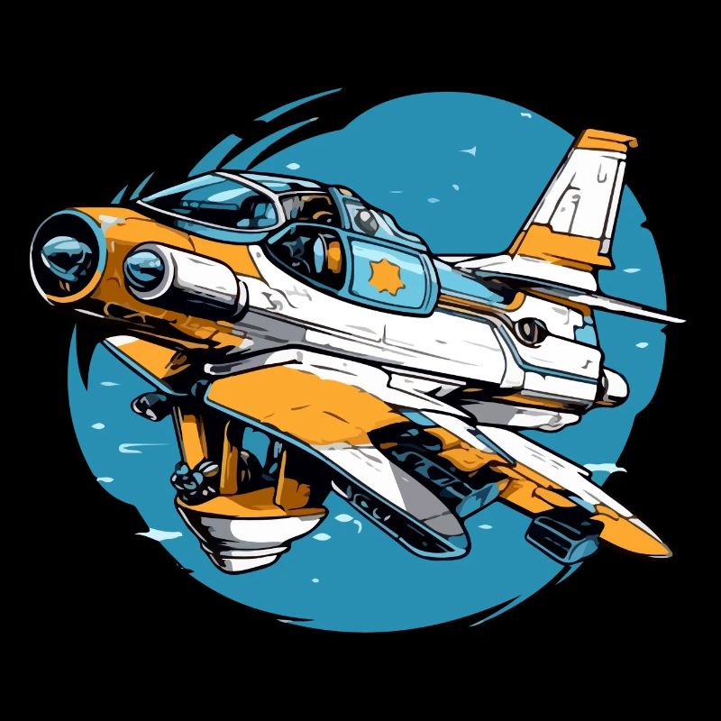 Wütendes Vulkanflugzeug