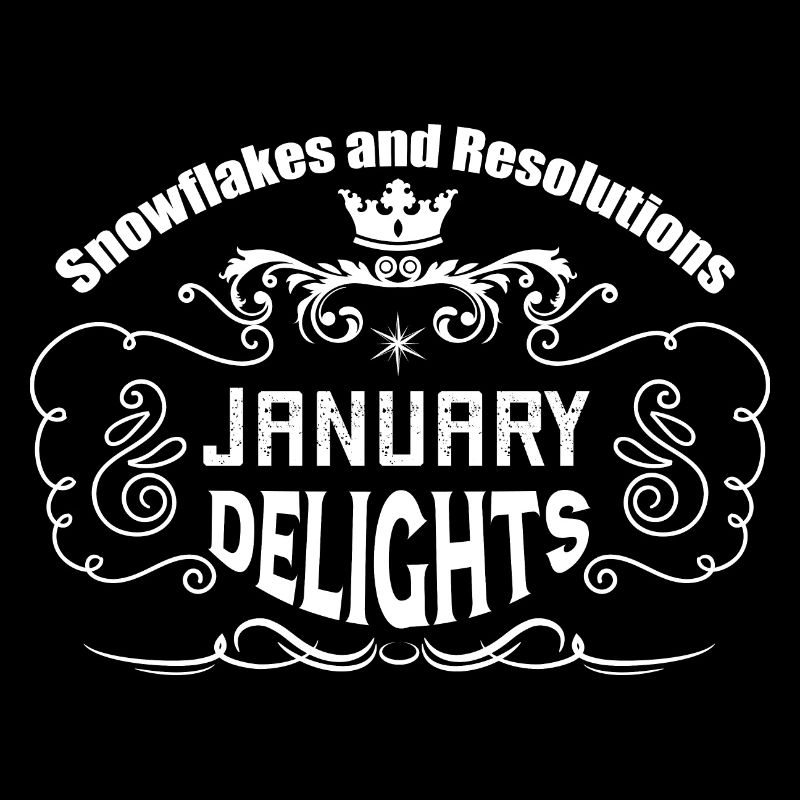 Schneeflocken und Vorsätze: Januar-Freuden.