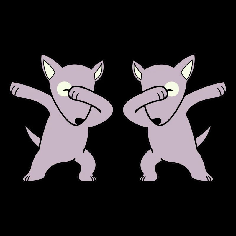 dog dabbing