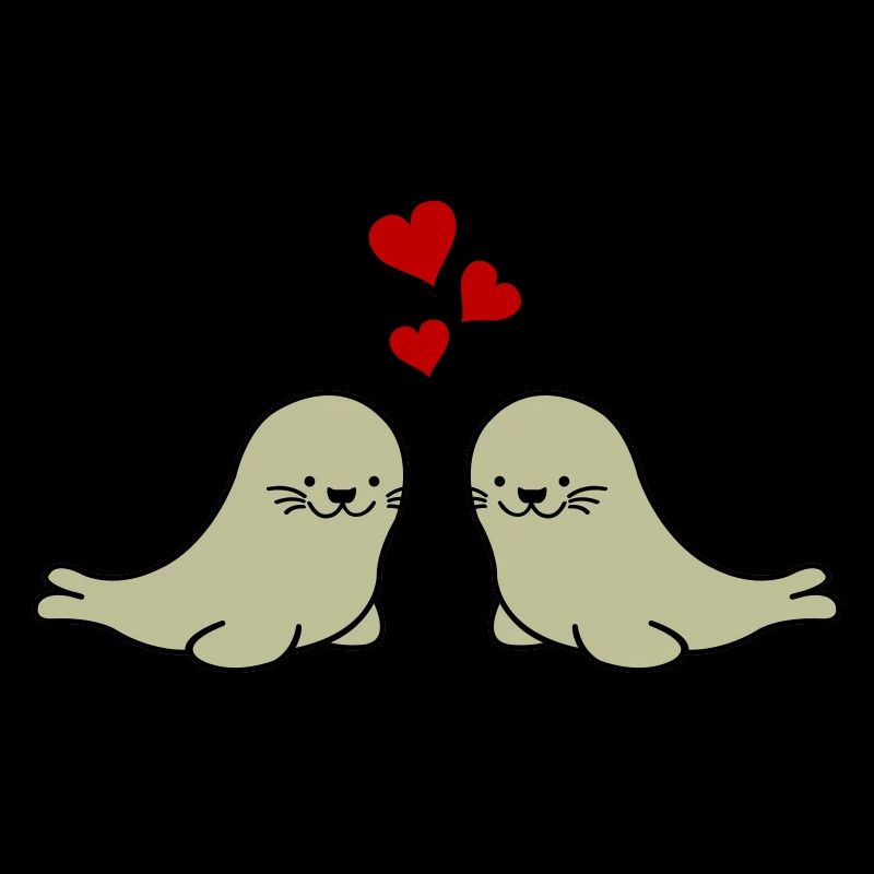 phoques amoureux