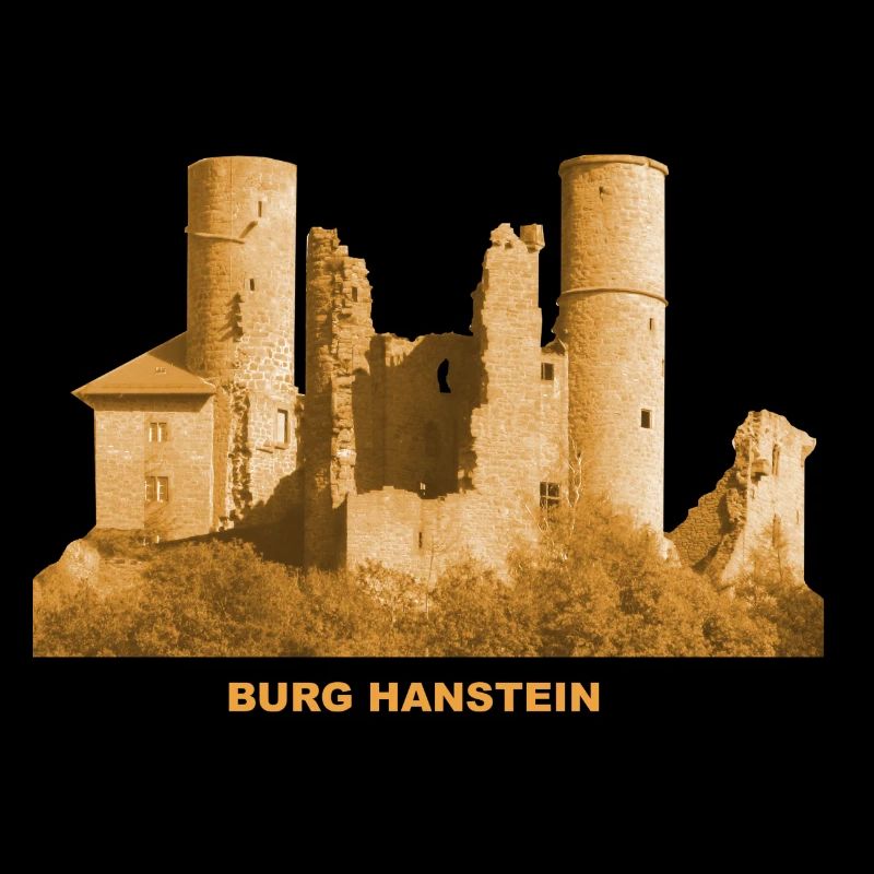 Hanstein Castle Ruin Eichsfeld Bornhagen Thuringia