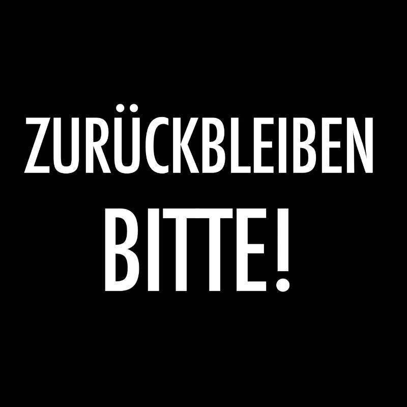 Zurückbleiben bitte! U-Bahn Berlin Geschenk