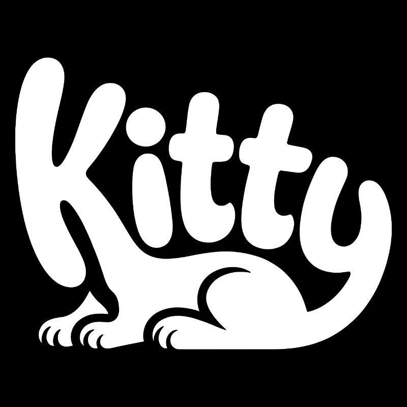 Kitty - Conception de chat de compagnie mignon