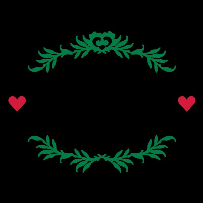 cadre de thym avec des coeurs / cadre de thym