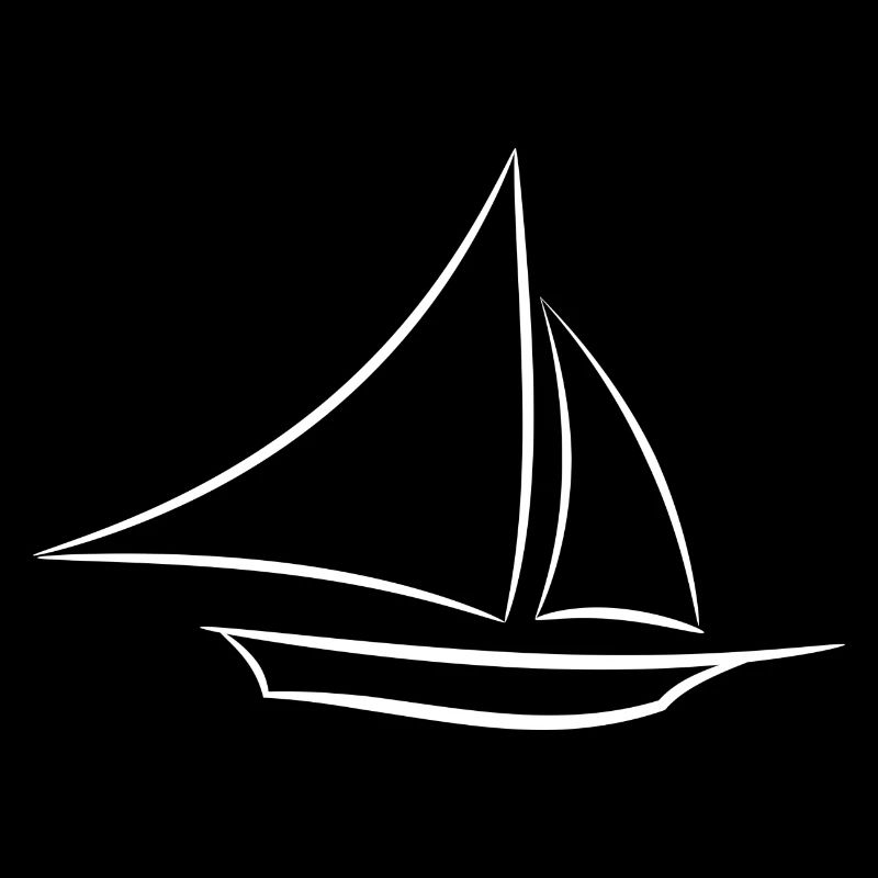 Sailing ship white