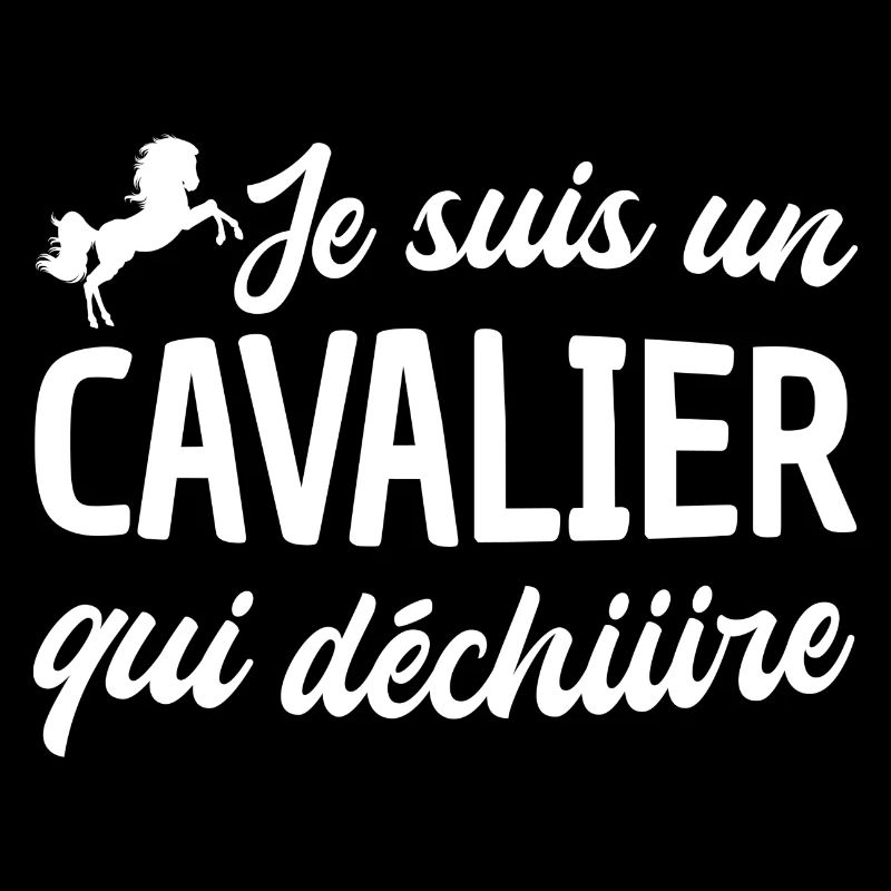je suis un cavalier qui déchire