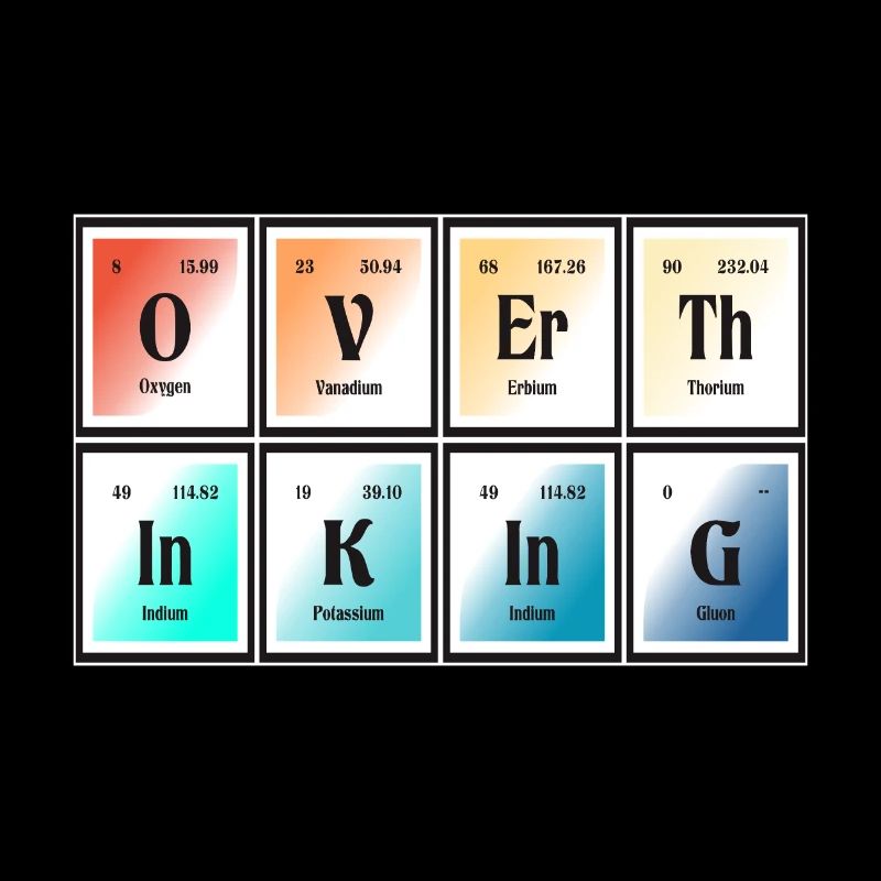 Overthingking | Periodensystem der Elemente