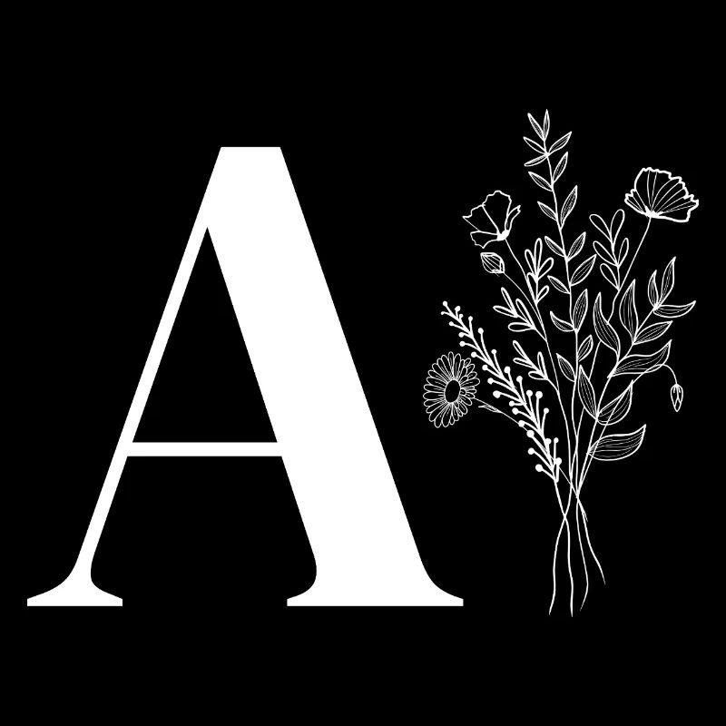 Lette a fleurs minimalistes