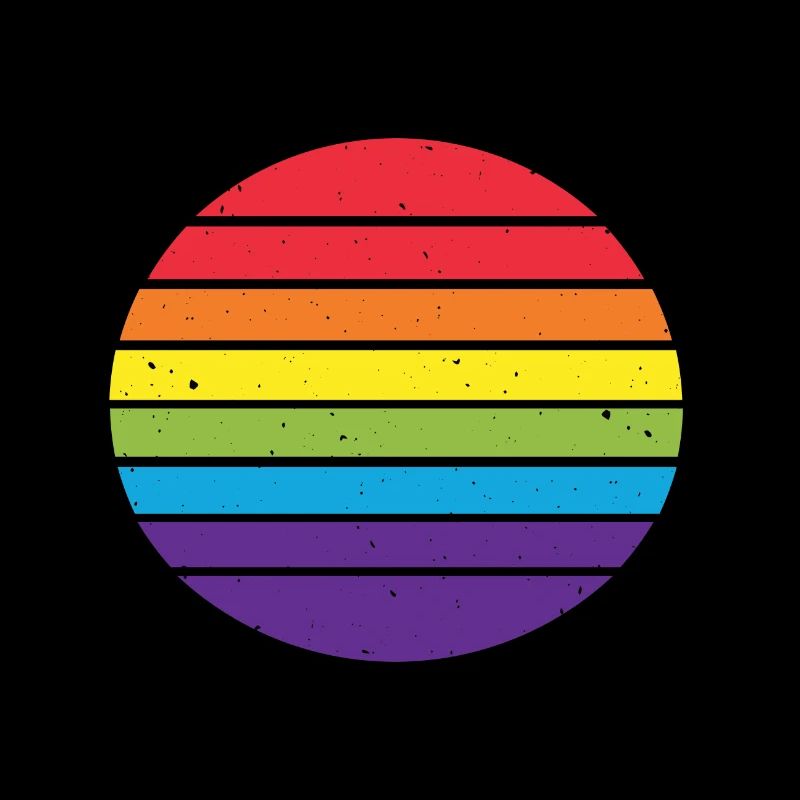Retro Rainbow Background