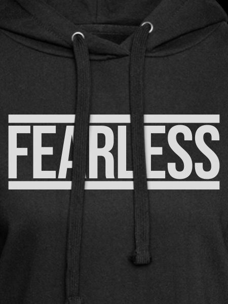 fearless Text Zitat Design