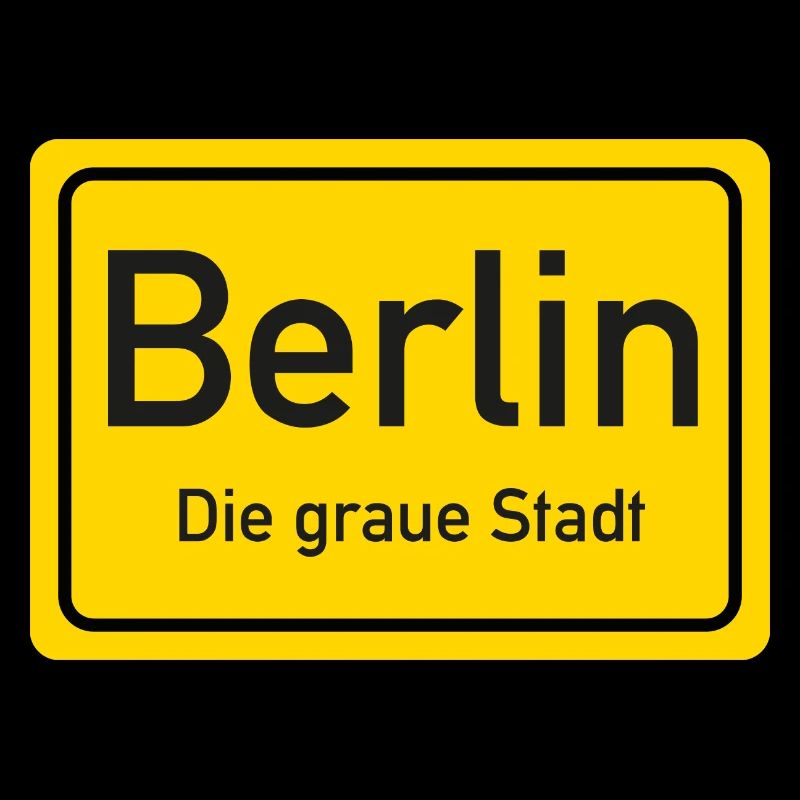 Berlin place name sign Germany
