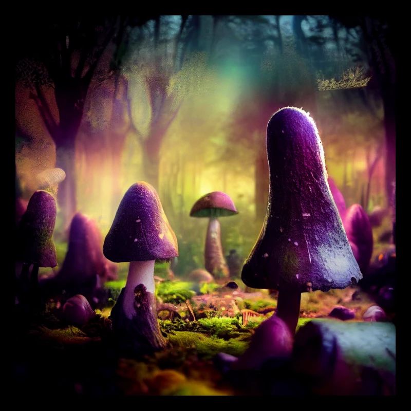 Forêt de champignons