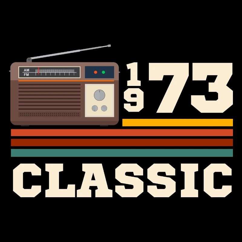 Anniversary 1973 retro classic