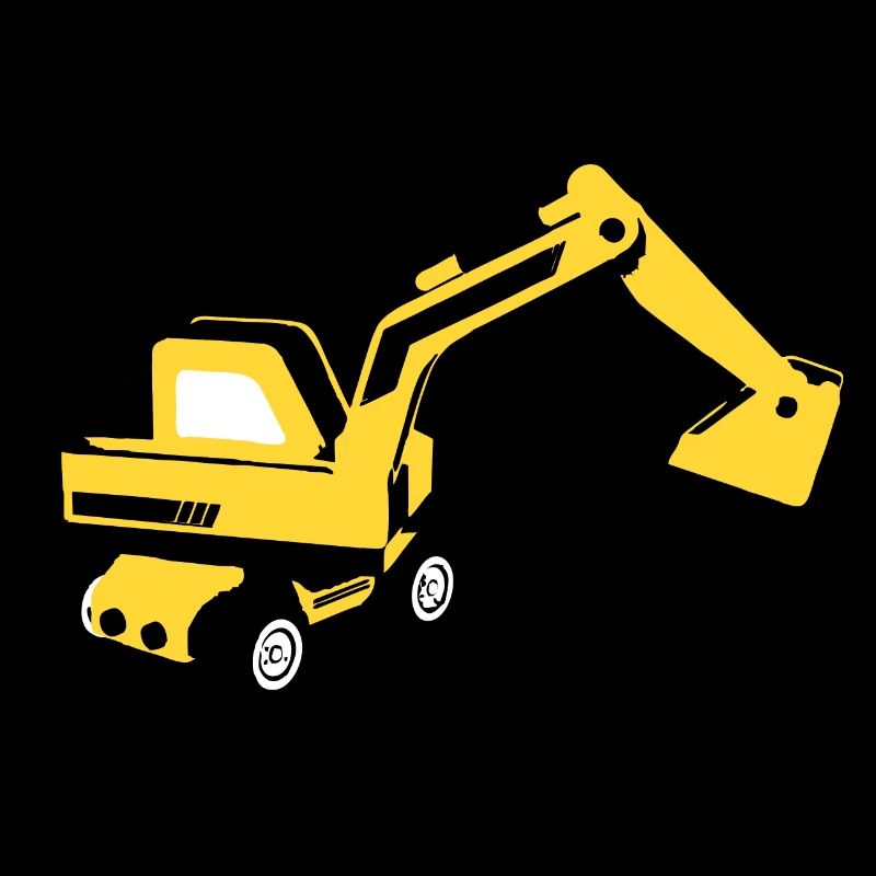 Bagger Comic Radbagger Geschenk Shirt