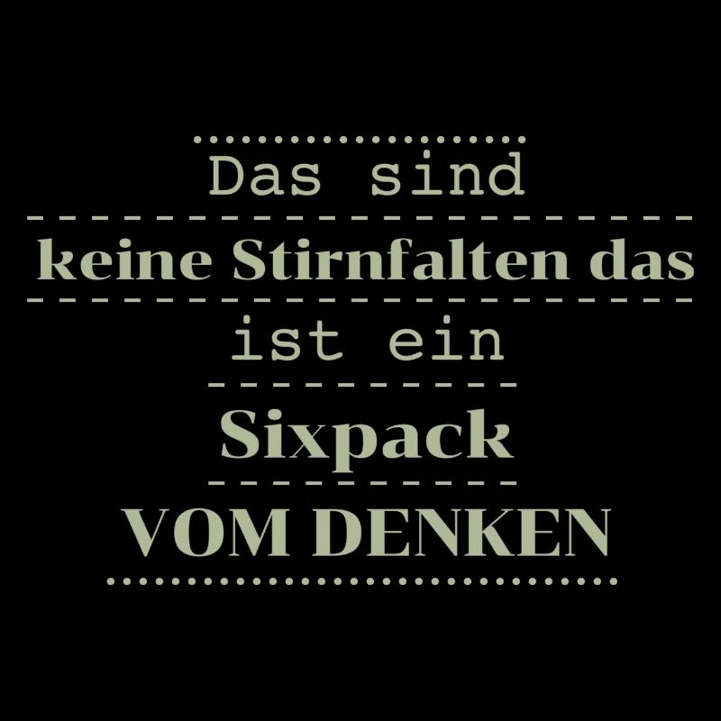 Funny Sayings Six Pack vs. Folding