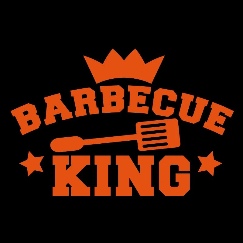 grill Steak, König mit einer Krone