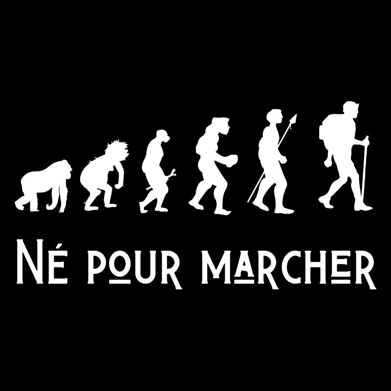 né pour marcher évolution