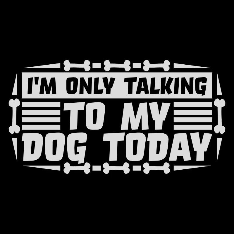 only talking to dog