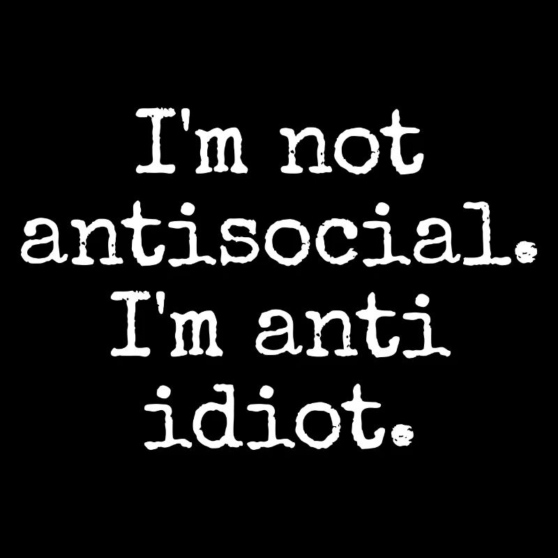 Sarcastic introvert