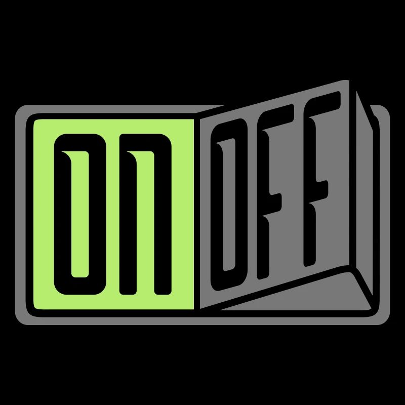 switch on off switch button off