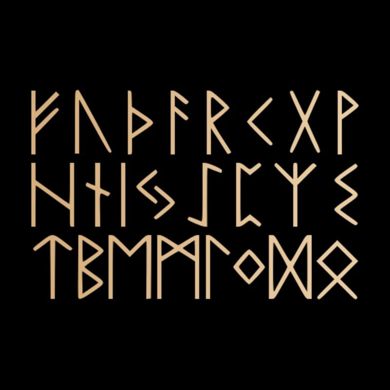 Futhark Runen - Vikings
