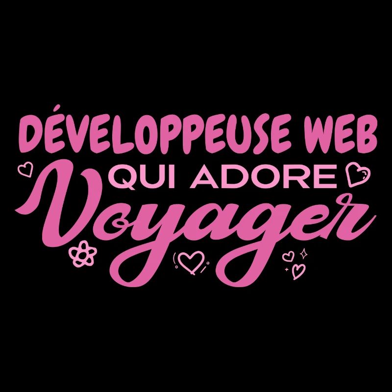 Développeuse web globe-trotteuse passionnée voyage