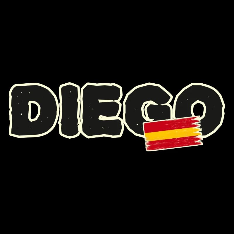 Diego Drapeau espagnol Espagne