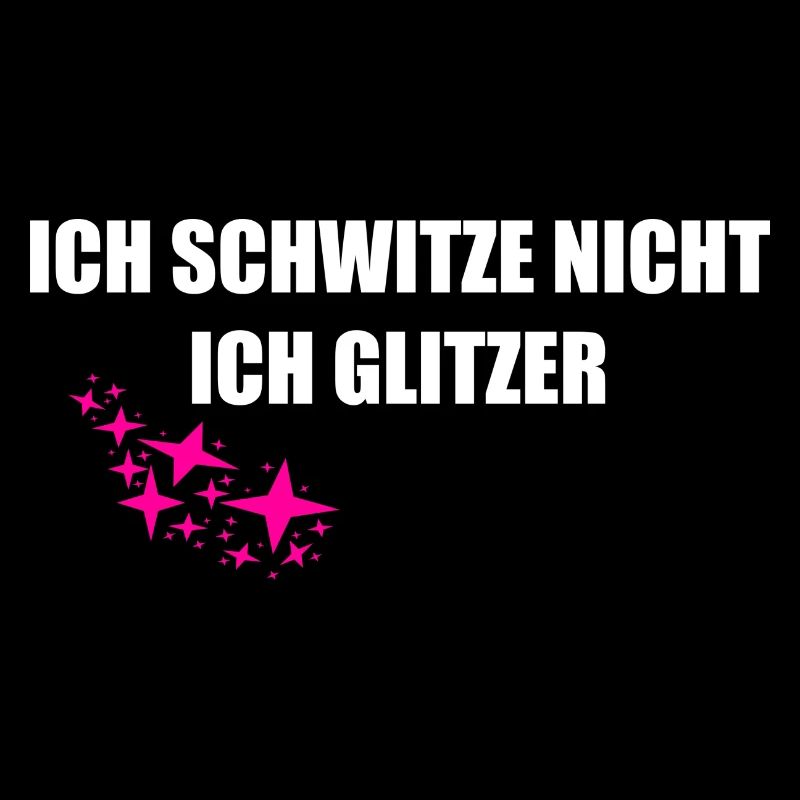 I'm not sweating, I'm glittering!