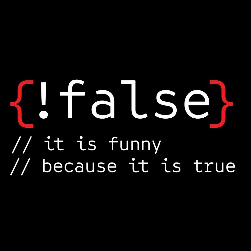 !False, It's Funny Because It's True