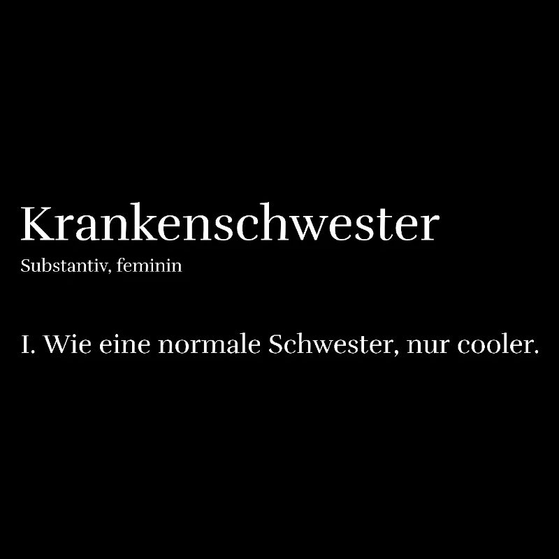 Coole Krankenschwester