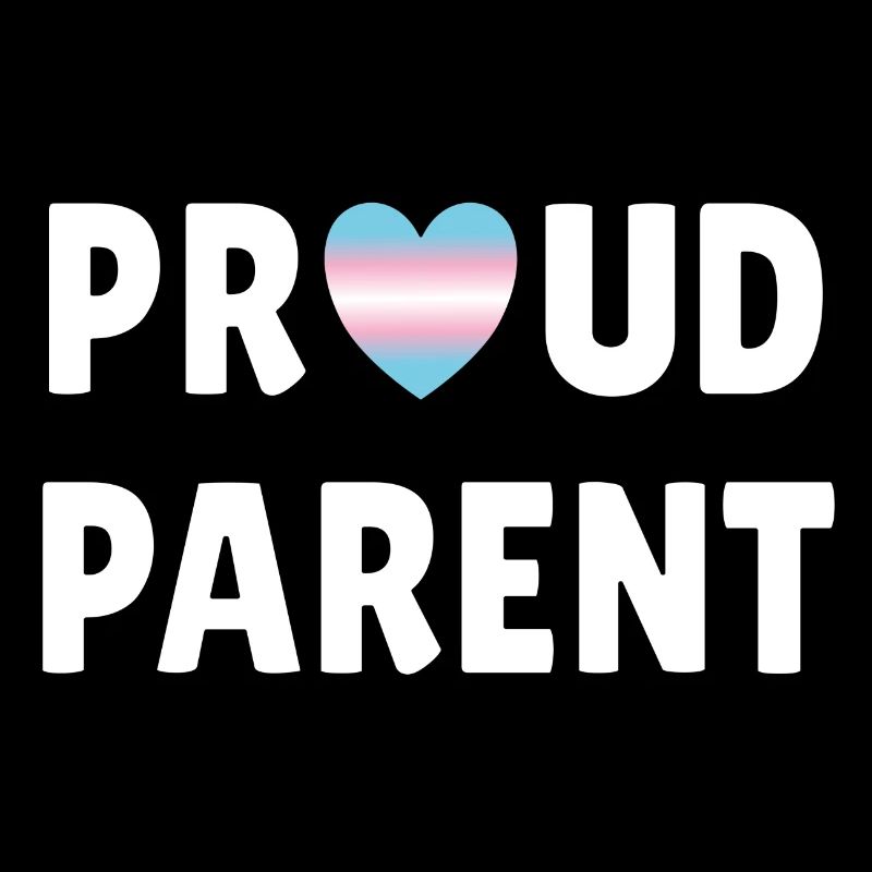 Stolze Eltern - Trans Flag