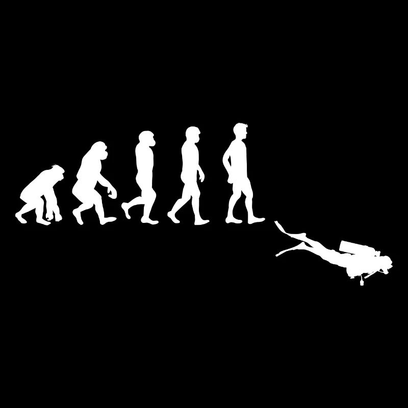 Tauchen Scuba Dive Evolution Entwicklung lustig