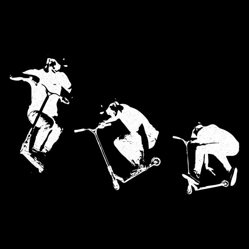 Scooter Tretroller Stunt E-scooter E-Roller Design