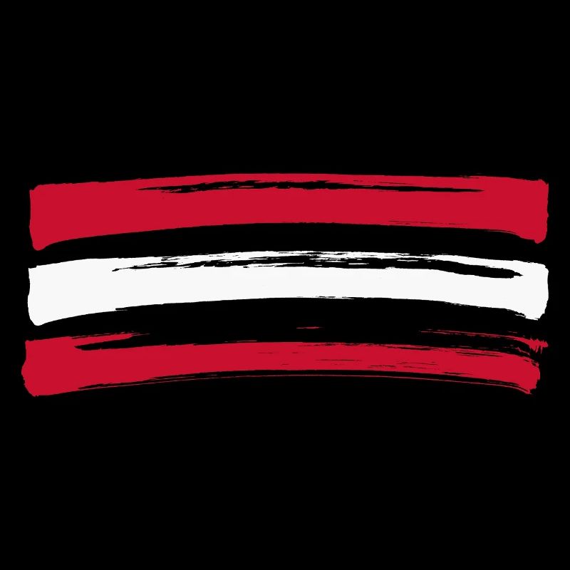Austria Flag - Style Stripes