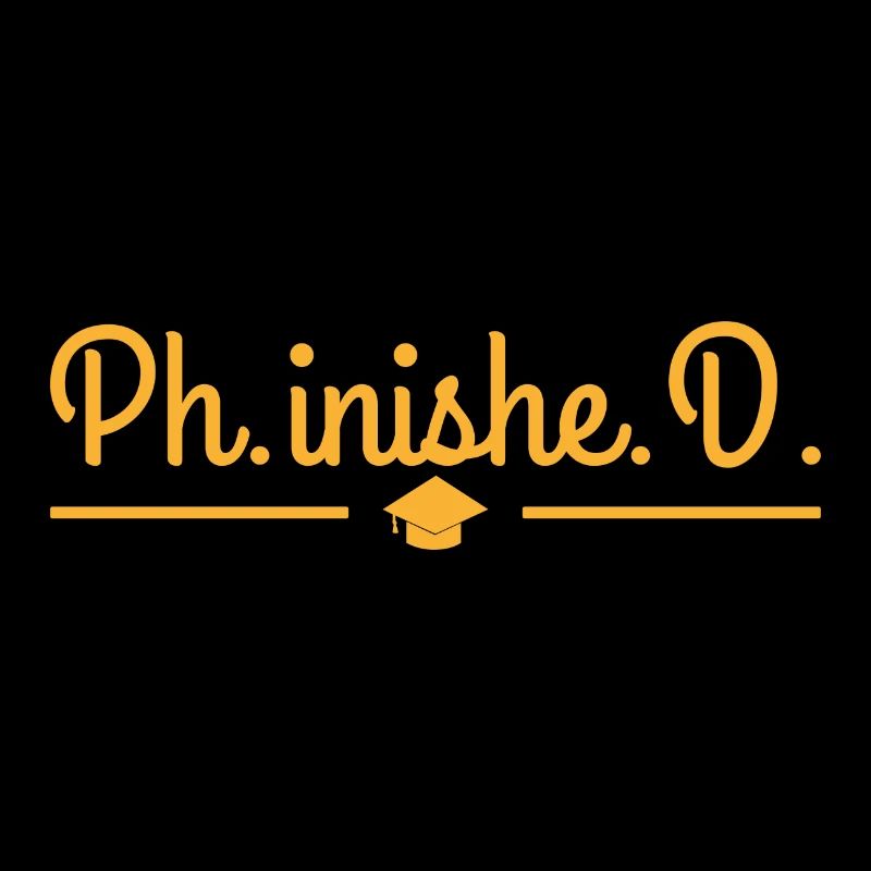 Phinished Phd Doktor Abschluss Geschenk