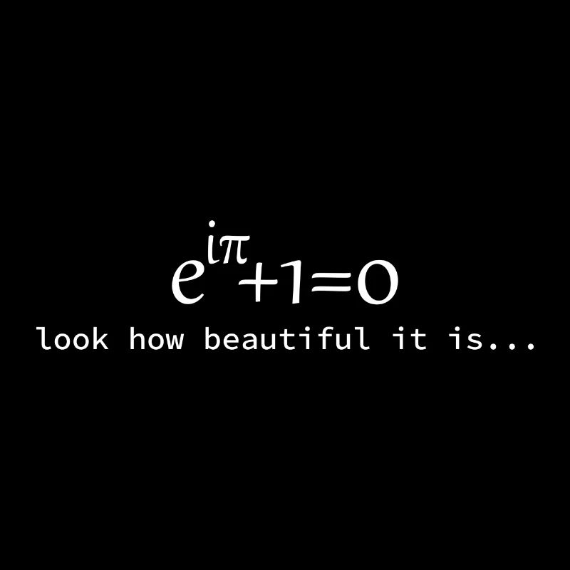 Euler's formula look how beautiful math gift
