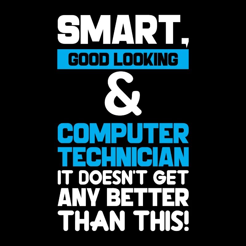 Smart Good Looking Computer Technician