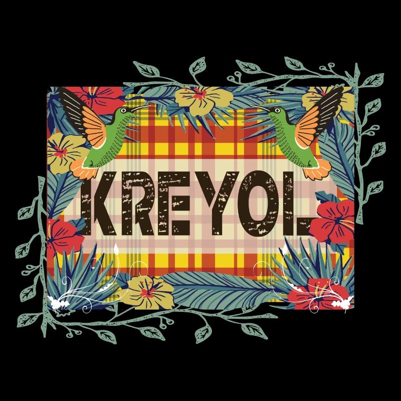 Schöne Geschenkidee KREYOL ODER KREOLISCHE Madras