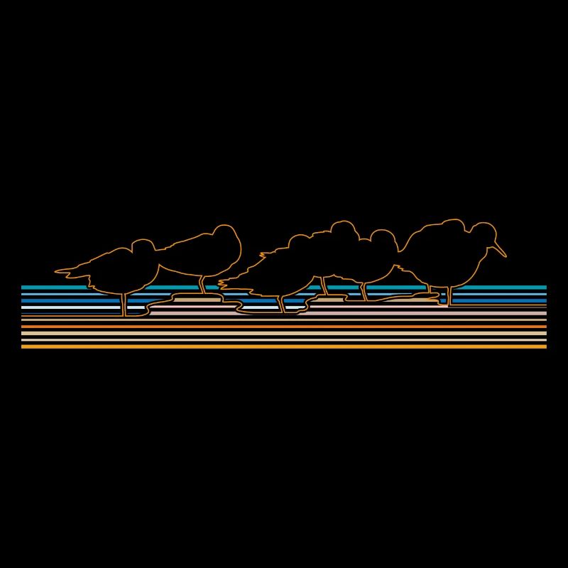 BEACHGOERS (Calidris alba)